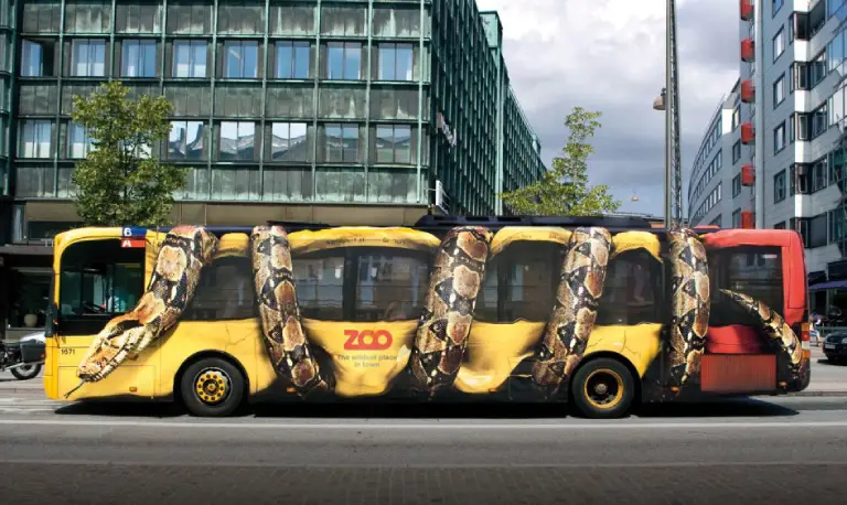 نمونه جذاب بازاریابی پارتیزانی باغ وحش کپنهاگ