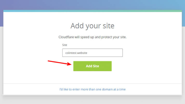 CloudFlare چیست -Add Site