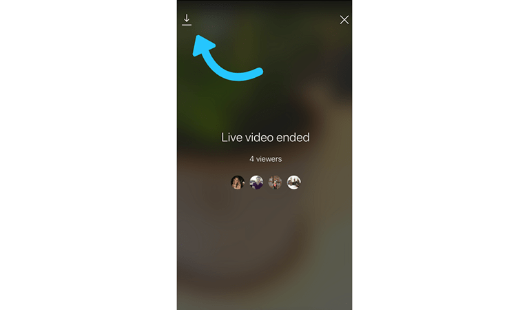 لایو اینستاگرام - ذخیره کردن ویدیو