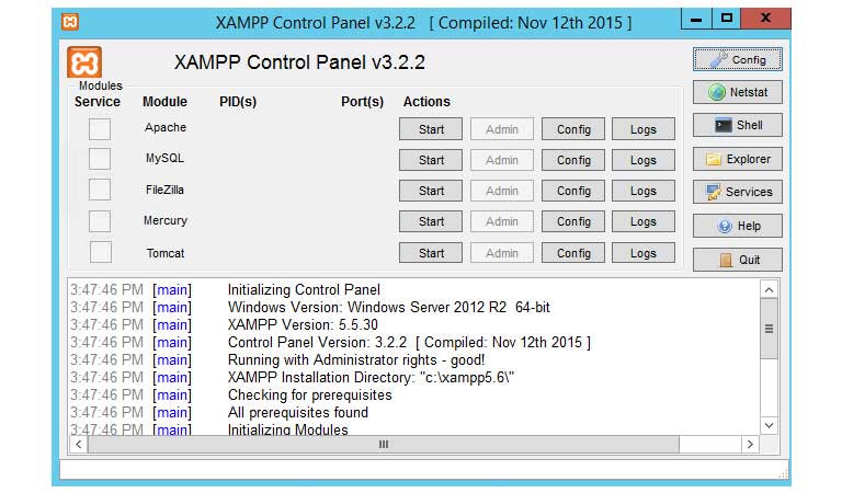 گام اول، دانلود XAMPP - آموزش نصب وردپرس روی لوکال هاست