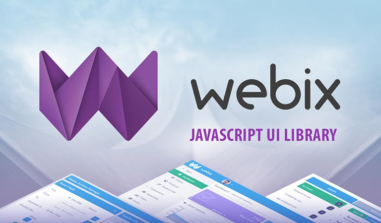 Webix - فریم ورک های جاوا اسکریپت