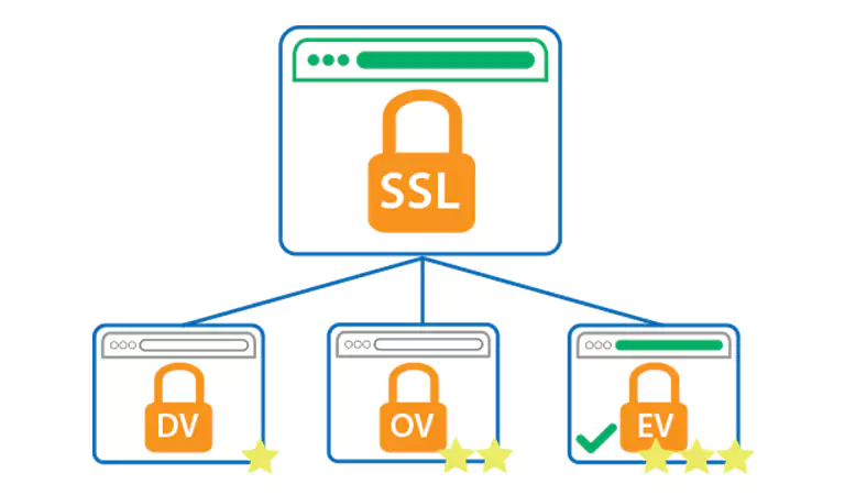 انواع گواهینامه SSL براساس نوع گواهینامه - ssl چیست