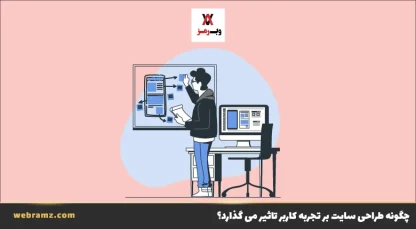 تاثیر طراحی سایت بر تجربه کاربر