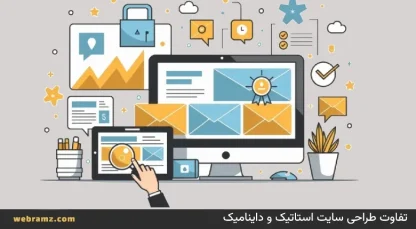 تفاوت طراحی سایت استاتیک و داینامیک
