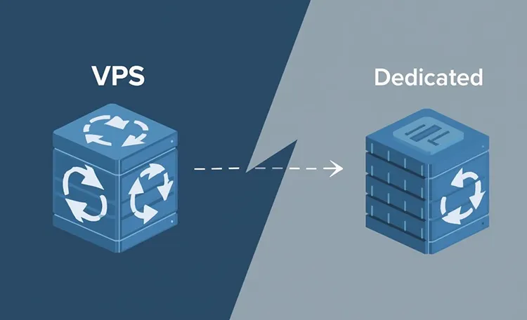 تفاوت سرور اختصاصی با سرور مجازی (VPS)