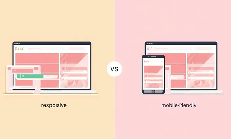 تفاوت طراحی ریسپانسیو و طراحی موبایل‌فرندلی