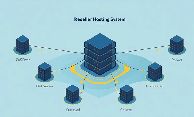 نمایندگی هاست چیست؟ راهنمای کامل کسب درآمد از فروش هاست (Reseller Hosting)